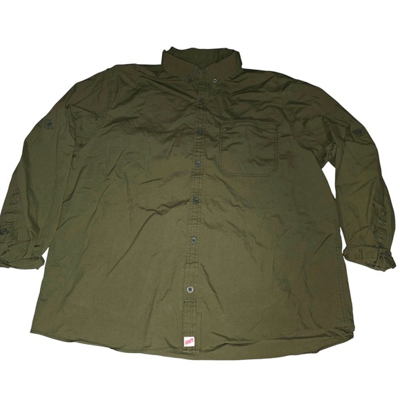 Duluth Trading Co. Other - Duluth Trading Co Mens Olive Green Long Sleeve Canyoneer Work Shirt Size XL